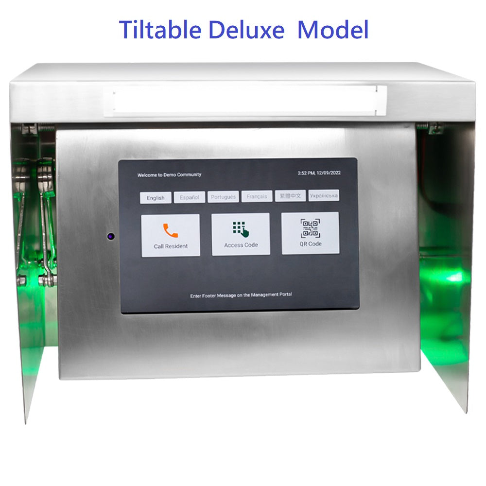 316 Stainless Steel Video Intercom System 10" Touchscreen