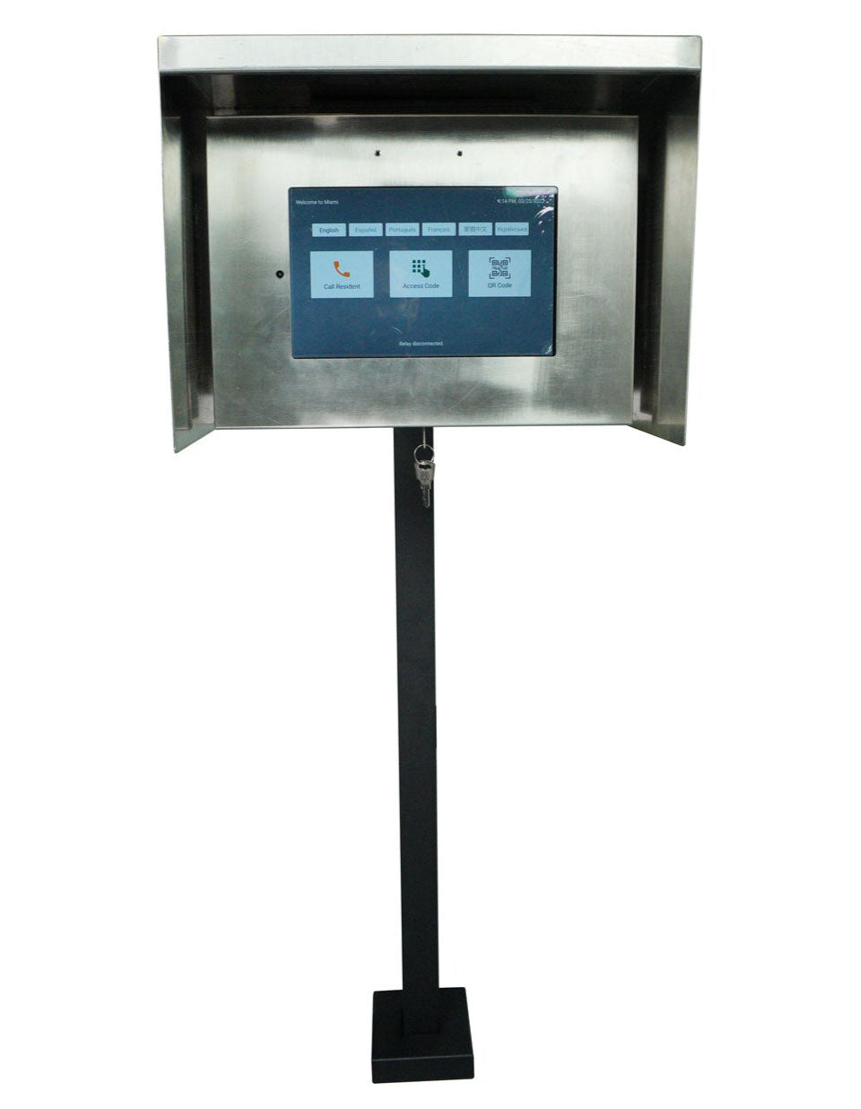 316 Stainless Steel Video Intercom System 10" Touchscreen